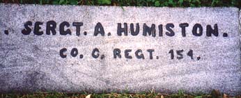 Sergt Amos Humiston
